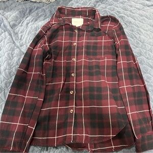 Aeropostale long sleeve thick button up